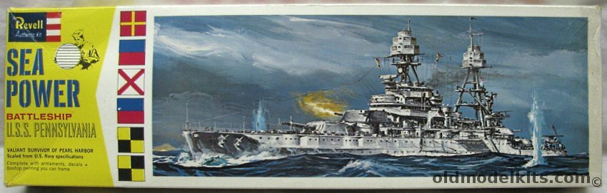 Revell 1/426 USS Pennsylvania BB38 Battleship 1941 Configuration - Sea Power Issue, H422-200 plastic model kit